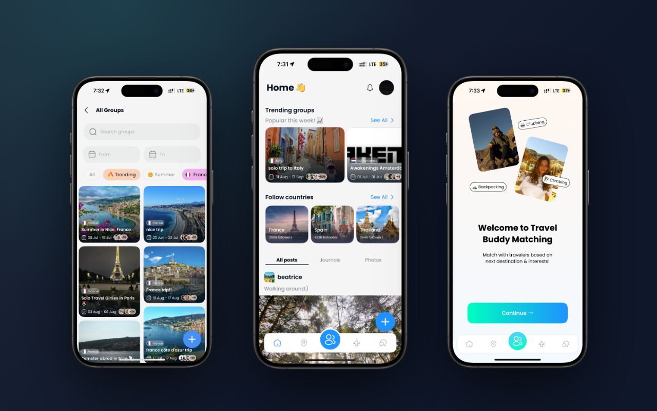 Going Solo app on iPhone